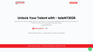 Thumbnail of thetalentexam.com