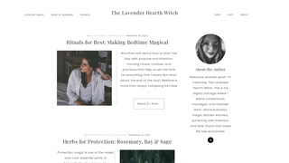 Thumbnail of lavenderhearthwitch.com