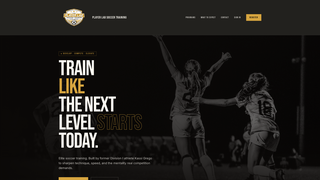 Screenshot of playerlabsoccer.com