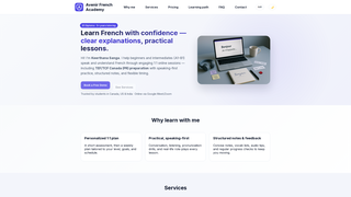 Thumbnail of avenirfrench.com