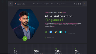 Screenshot of devxyasir.com