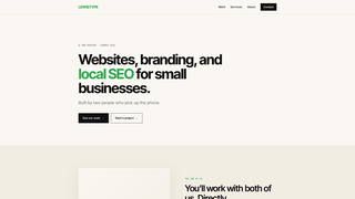 Screenshot of lewistype.com