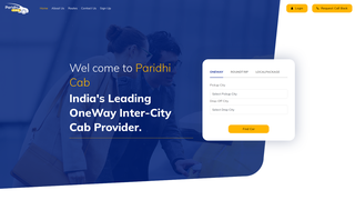 Thumbnail of paridhicab.com