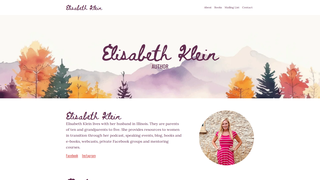 Thumbnail of elisabethkleinauthor.com