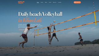Screenshot of khaolakvolley.com