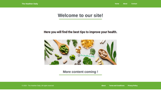 Thumbnail of thehealthierdaily.com