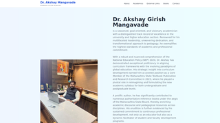 Thumbnail of akshaymangavade.org