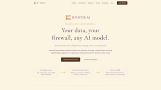 Screenshot of kynticai.com