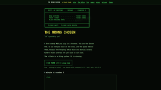 Screenshot of wrongchosen.com