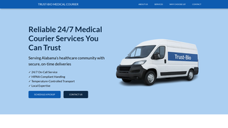 Thumbnail of trustbiocourier.com