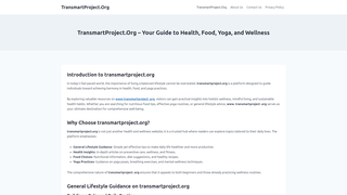 Thumbnail of transmartprojectorg.com