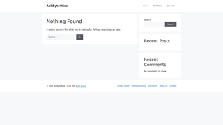 Thumbnail of askbytewise.com