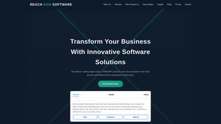 Thumbnail of reachaxissoftware.com