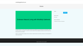 Thumbnail of mindfullygathered.com