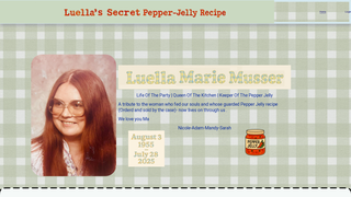Thumbnail of luellasrecipes.com