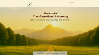 Thumbnail of transformationalphilosophy.com