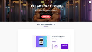 Thumbnail of irongoldmaxstrength.com