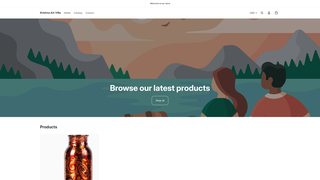 Thumbnail of krishnaartvilla.com