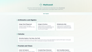 Thumbnail of mathswell.com