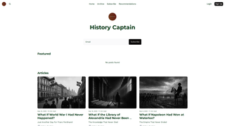 Thumbnail of thehistorycaptain.com