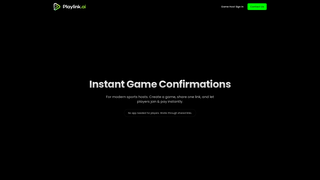 Screenshot of playlink.ai