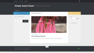 Thumbnail of simplesweetsmart.com