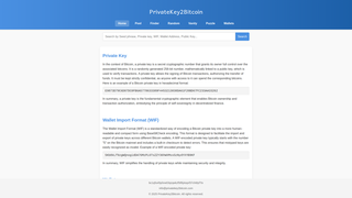 Thumbnail of bitcoinpuzzlekey.com
