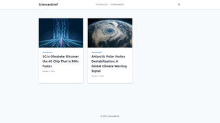 Thumbnail of sciencesbrief.com