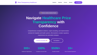 Thumbnail of pricetransparencyhealthcare.com