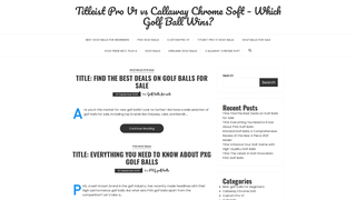 Thumbnail of progradegolfballs.com