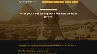 Thumbnail of pyramidspetition.com