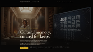 Screenshot of aeternumfoundation.org