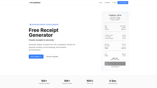 Thumbnail of receiptmake.com