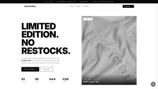 Screenshot of thejapparel.com