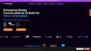 Screenshot of orvera.ai
