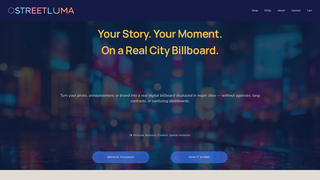 Screenshot of streetluma.com