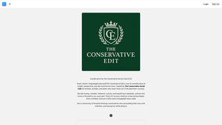 Thumbnail of theconservativeedit.com