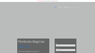 Thumbnail of pembrokemagician.com