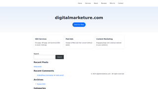 Thumbnail of digitalmarketure.com