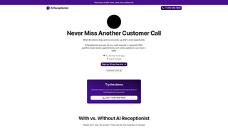 Thumbnail of getaireceptionist.com