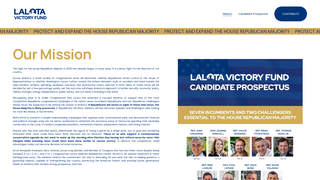 Screenshot of lalotavictoryfund.com