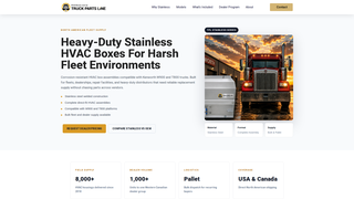 Screenshot of hvacboxes.com