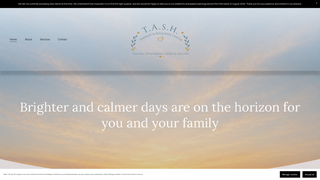 Screenshot of tashtherapywellness.com