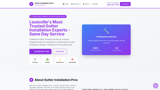 Thumbnail of gutterinstallationlouisvilleky.com