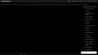 Screenshot of humansinailoop.com