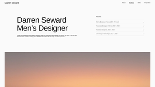 Thumbnail of darrenseward.com