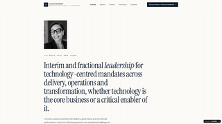 Screenshot of laurencedansokho.com