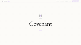 Screenshot of covenant-lang.org