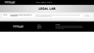 Thumbnail of documentingthetruthpreservingevidence.com