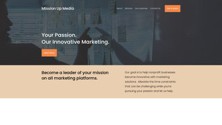 Screenshot of missionupmedia.com